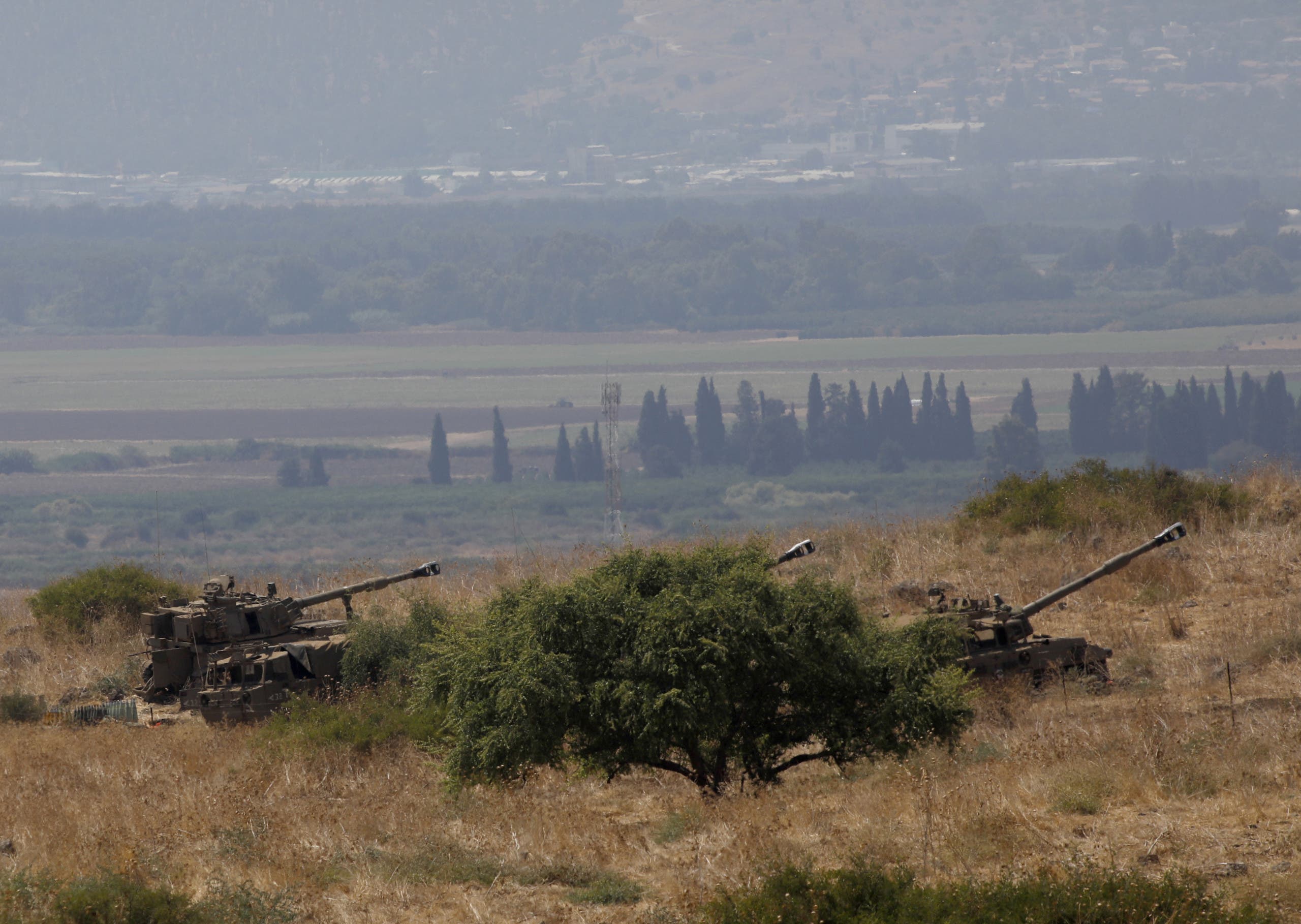 مدفعية الجيش الإسرائيلي في كريات شمونة (أرشيفية)